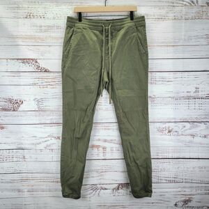 Pacsun Jogger Pants Men's Size Large Green Elastic Waist Drawstring Pockets